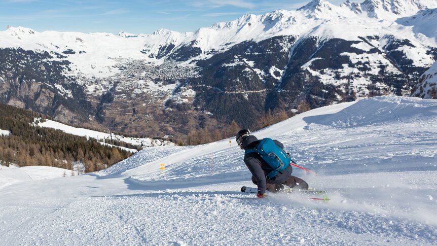 Bruson, ski resort, Switzerland