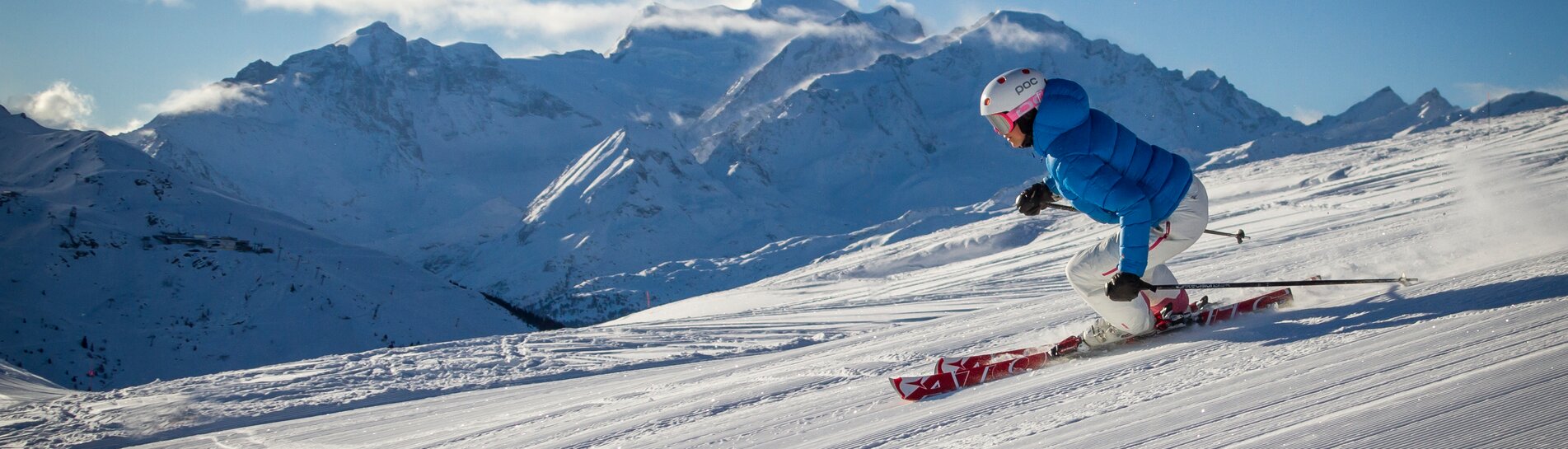La Tzoumaz ski resort Switzerland
